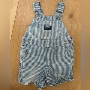 OshKosh Jean Overall Shorts 9 month